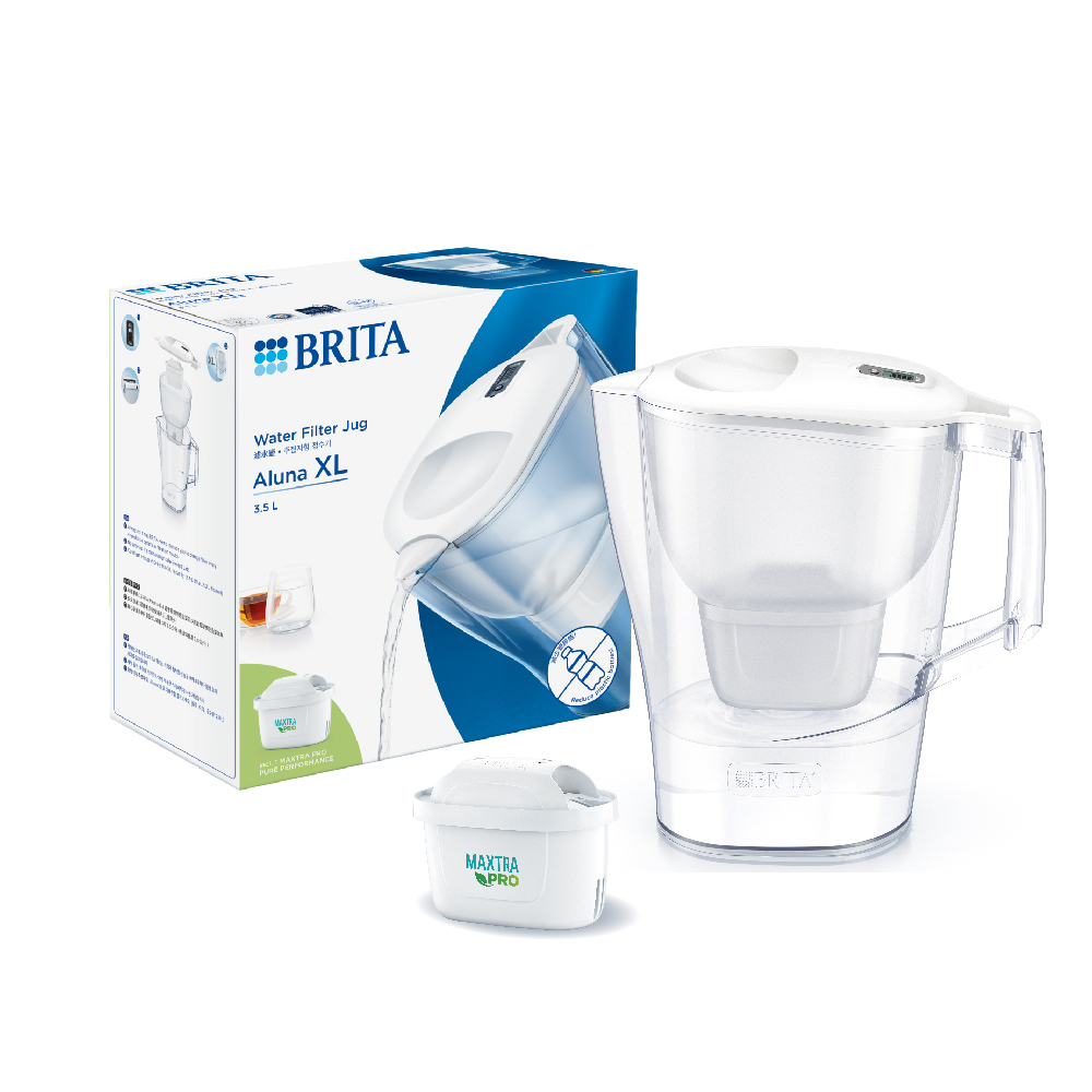 BRITA【德國官方】Aluna 3.5L愛奴娜濾水壺 (內含1入MAXTRA PRO純淨全效型濾芯)