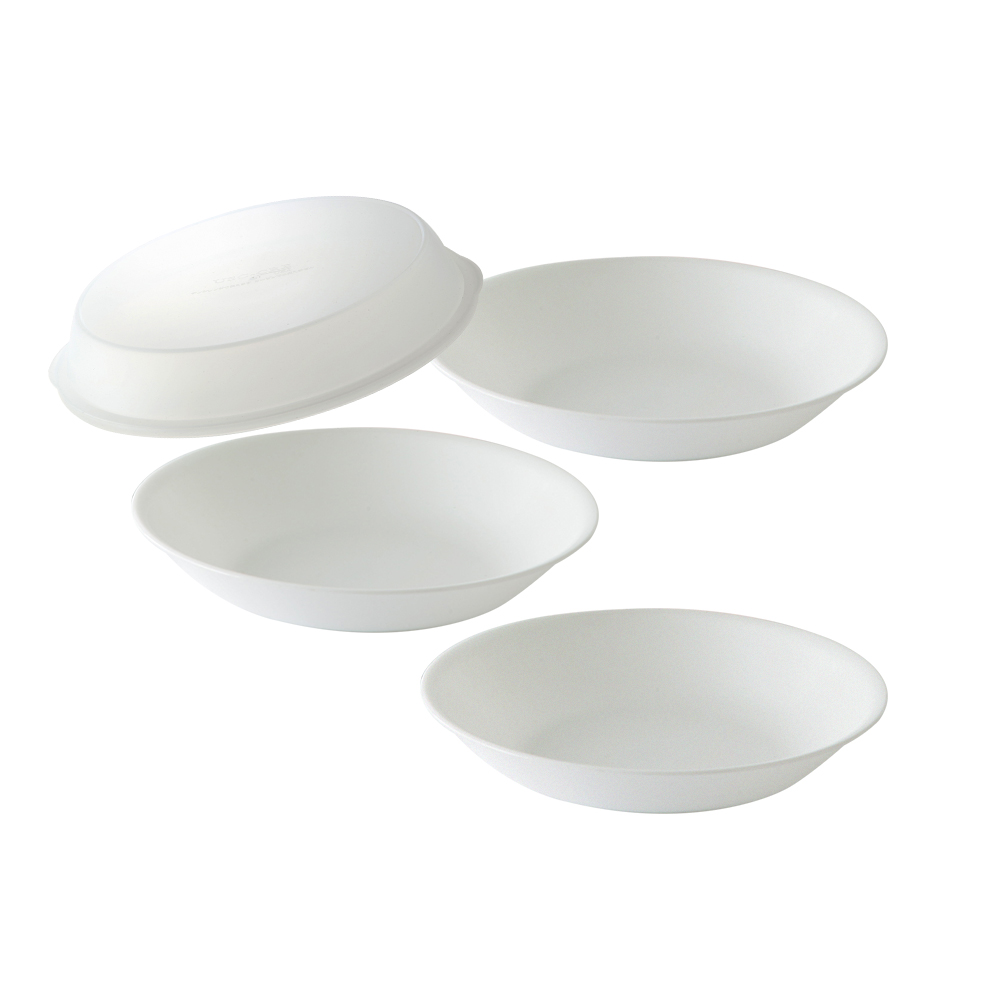 Corelle Brands 康寧餐具純白4件式餐盤組