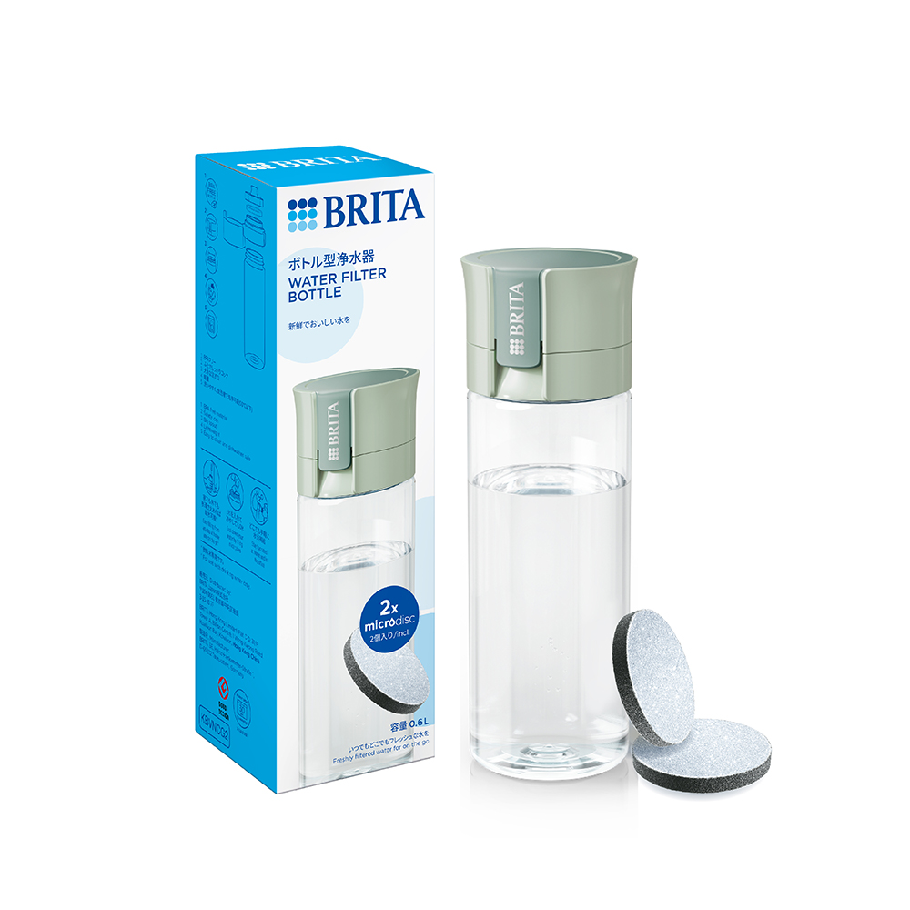 BRITA【官方直營】隨行濾水瓶_森林綠(共2芯)